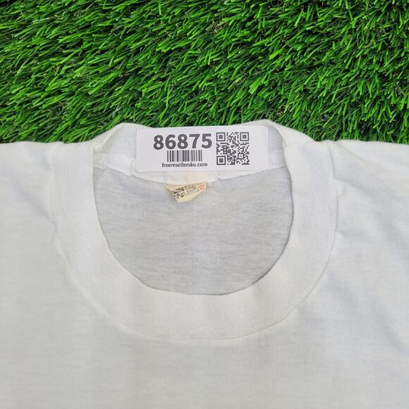 Vintage 1992 WKCF TV-Show 18 Shirt Womens XL 21x22 White USA - Picture 10 of 13